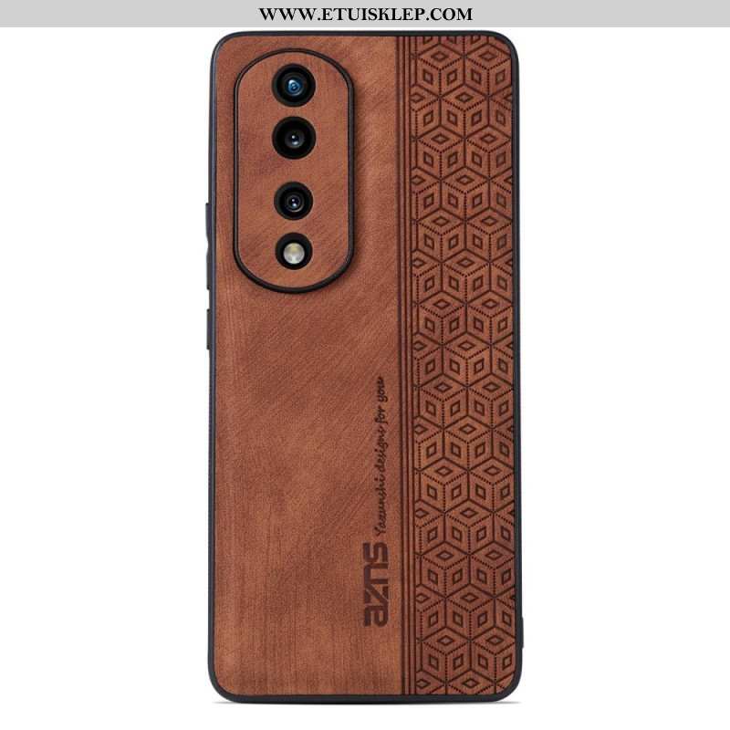 Etui do Honor 70 Efekt Skóry Azns